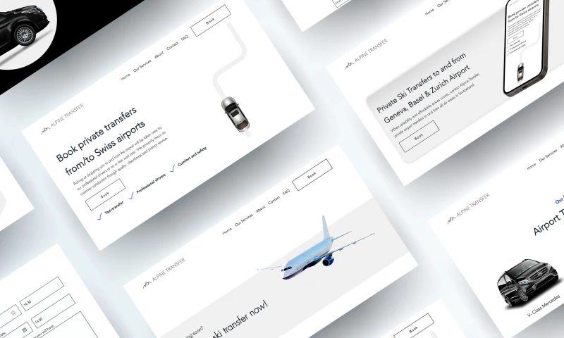 Nice Digital Studio - Website Design and SEO for Alpine Transfer