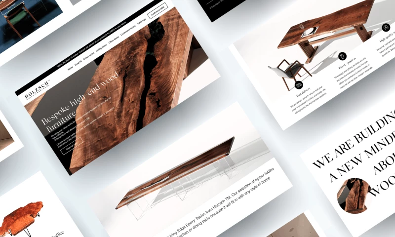 Nice Digital Studio - Website for luxury wood furniture
