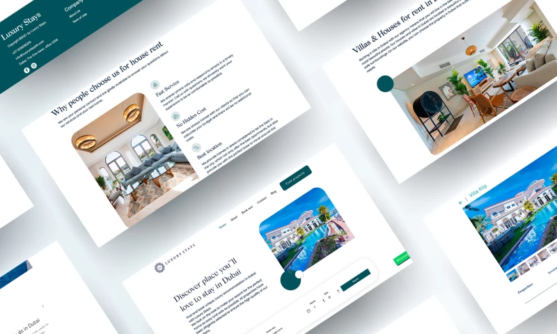 Website Development and SEO for Luxury Stays