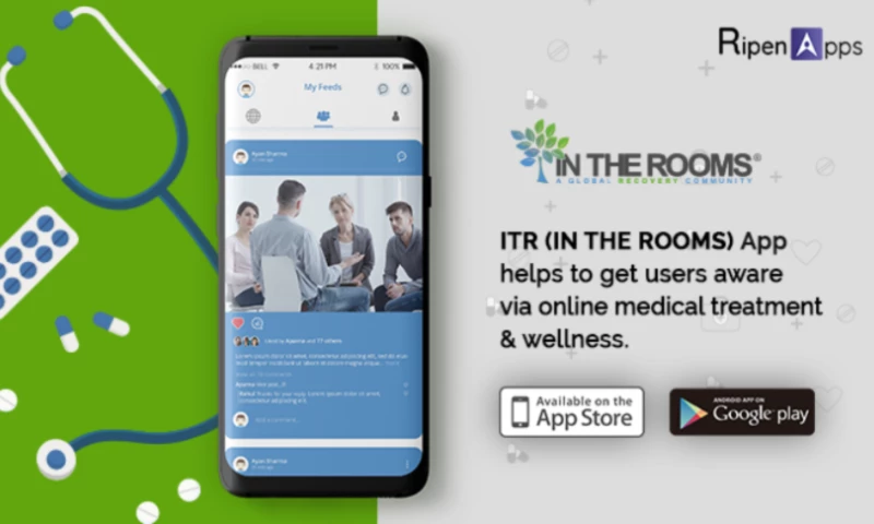 RipenApps Technologies - In The Rooms: A Digital Rehab for All Addiction Recoveries