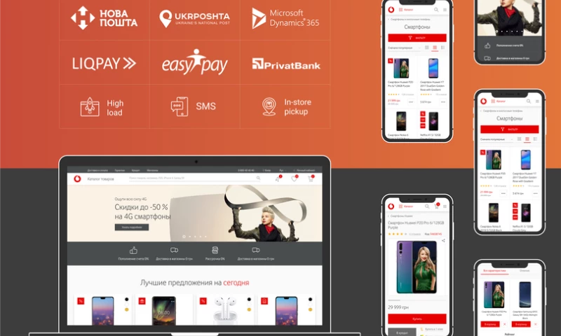 Vodafone Online Store of Electronic Gadgets