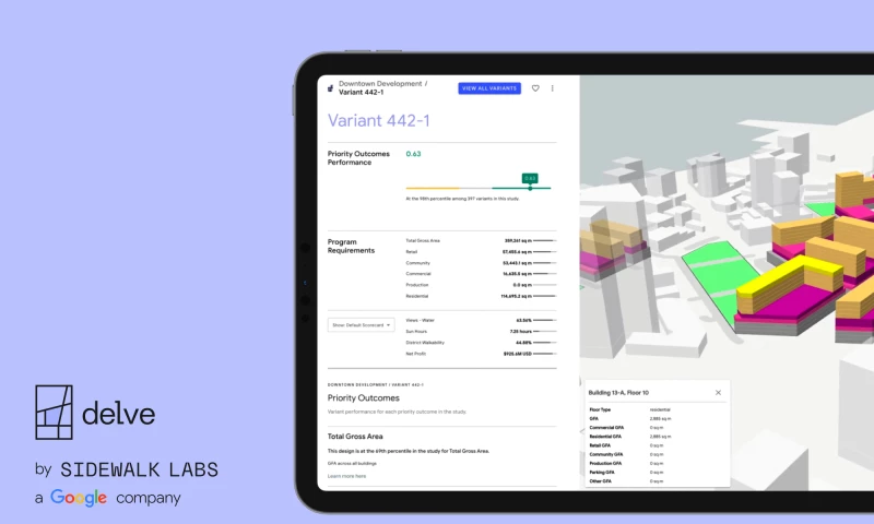 Delve by Sidewalk Labs, a Google Company