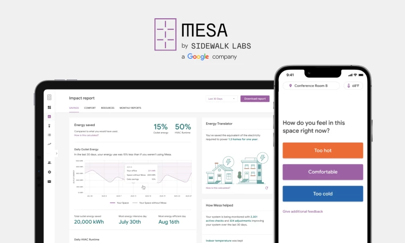 Mesa by Sidewalk Labs, a Google Company