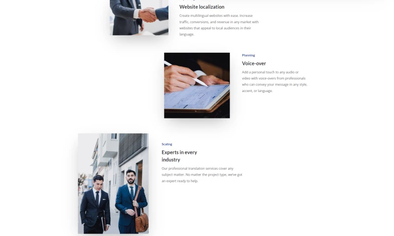 Pandacuads agency - Translation company website design and development