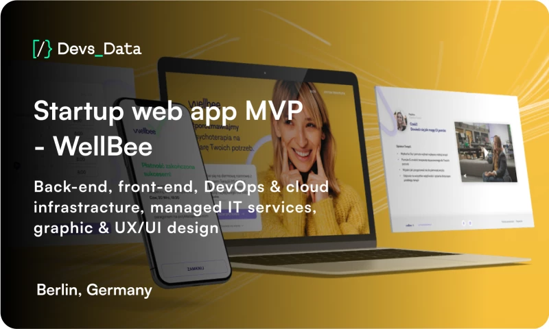 Startup web app for mental health