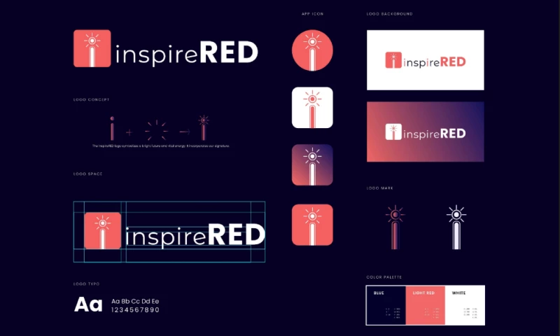 Point of Viewer - Branding Design and Mockup of Inspirered
