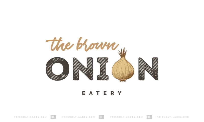 FRIENDLY LABEL - Casual & cool logo design for a Cafe & Eatery