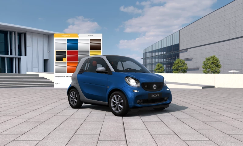 Demodern GmbH - smart Highend 3D Car Configurator in WebGL