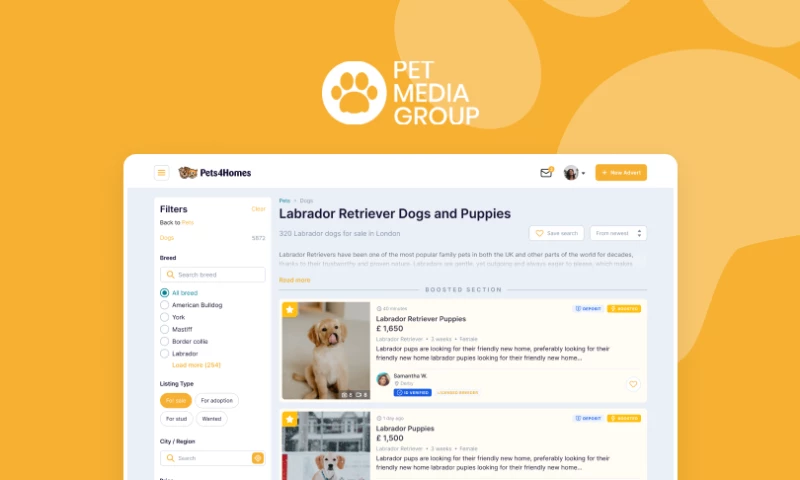 The Software House - A technology partner of a leading pet marketplace