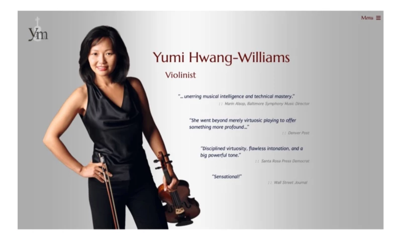 iDesignMagic - Yumi Hwang-Williams: Violinist