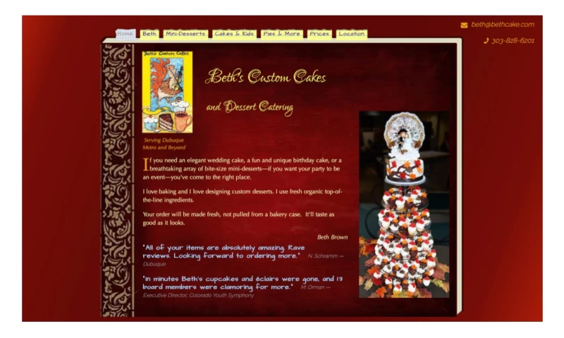iDesignMagic - Beth Brown: Baker and Dessert Caterer