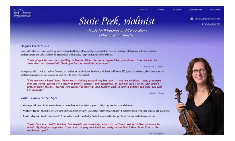 iDesignMagic - Susie Peek: Music for Special Events