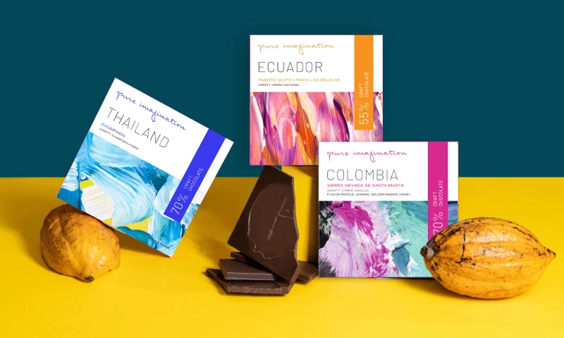 Cansu Dagbagli Ferreira - Single Origin Chocolate Packaging