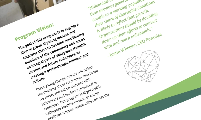 Brochure design for healthcare