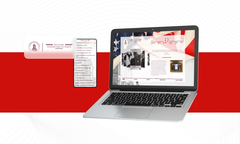 Qarbon IT - Wall of Heroes - custom software development for Bay Shore High School