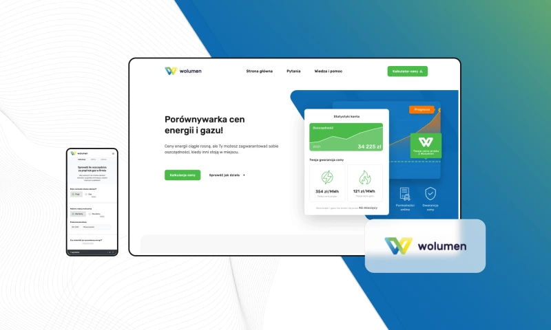 Qarbon IT - Wolumen - custom software development for an internet energy broker