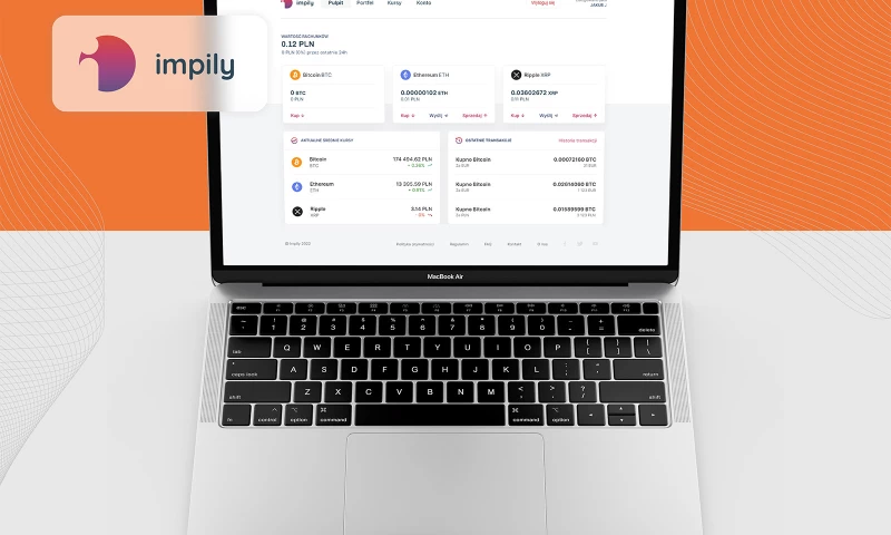Impily - a cryptocurrency exchange app & website