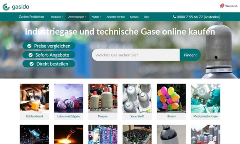 Marketplace for Industrial Gases
