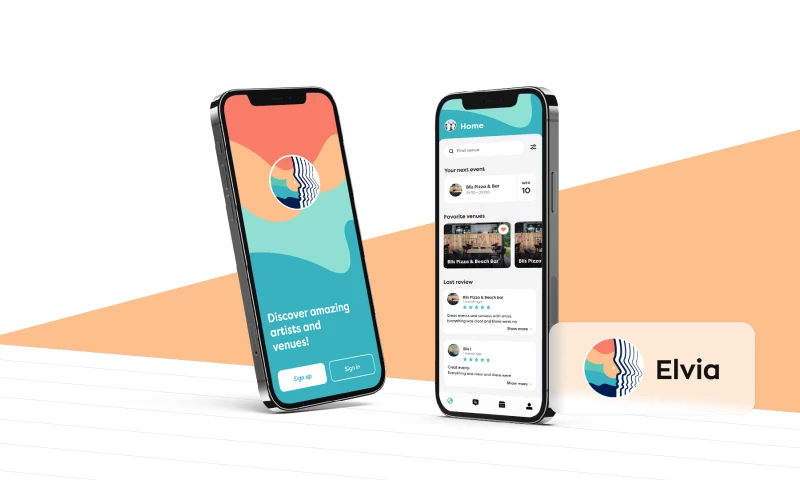 Elvia - custom app for events & music industries