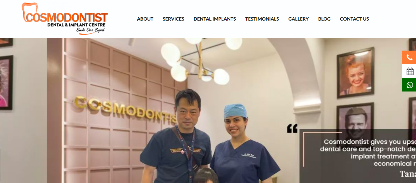 Cosmondontist Dental Clinic SEO Gurgaon India SEO