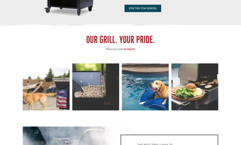 Mak Grills Website Redesign & Branding