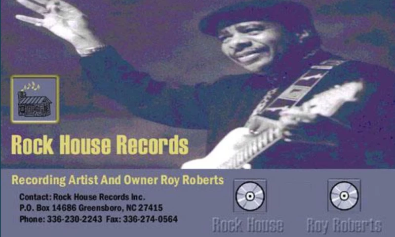 Wallman Design - Website design for Roy Roberts of Rock House Records