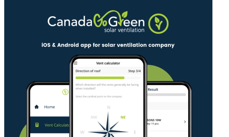 Mobile Development for Solar Ventilation Company