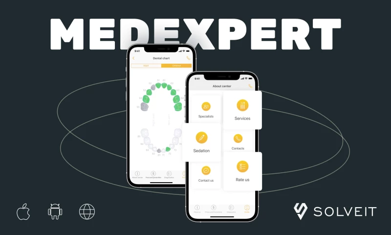 Solveit - Mobile app for a dental clinic