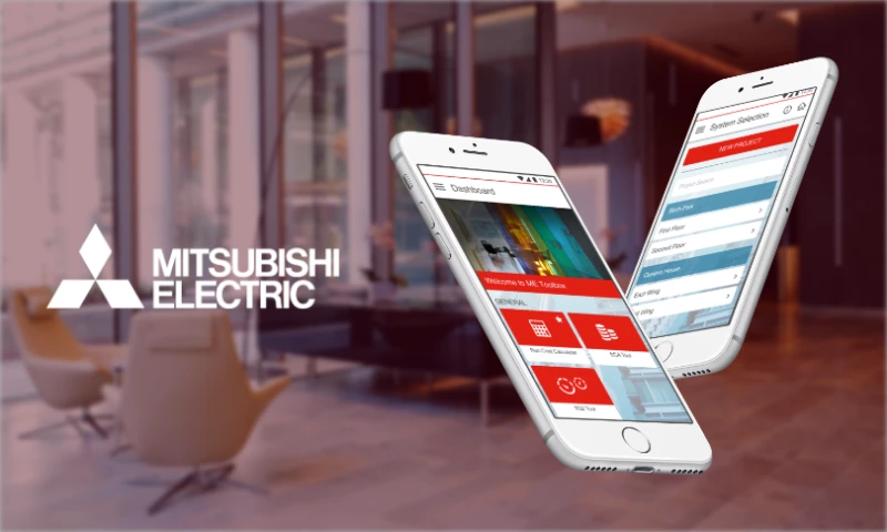 The Distance Agency Ltd - Mitsubishi Electric Mobile App
