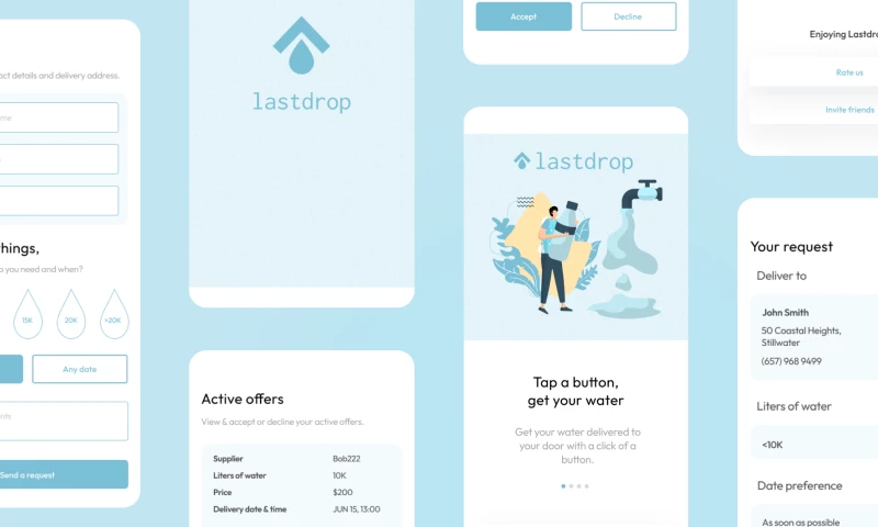 Lastdrop - Water Delivery Mobile App