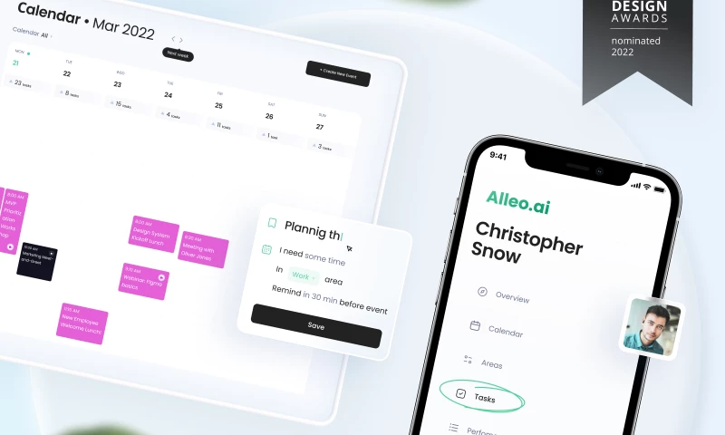 Alleo - а life optimization tool to manage your schedule
