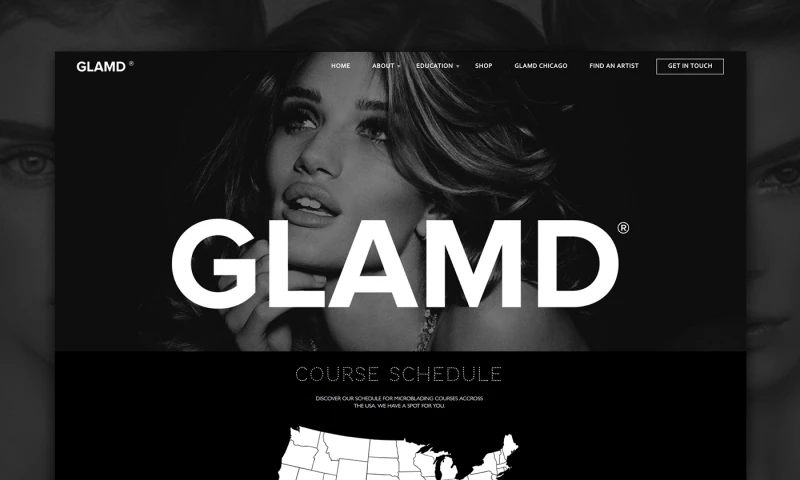 GLAMD - Web Dev for Beauty Platform in USA