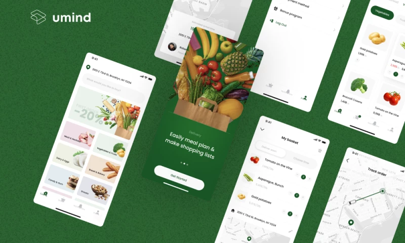 UMIND - Mobile App for Food Ordering and Delivery