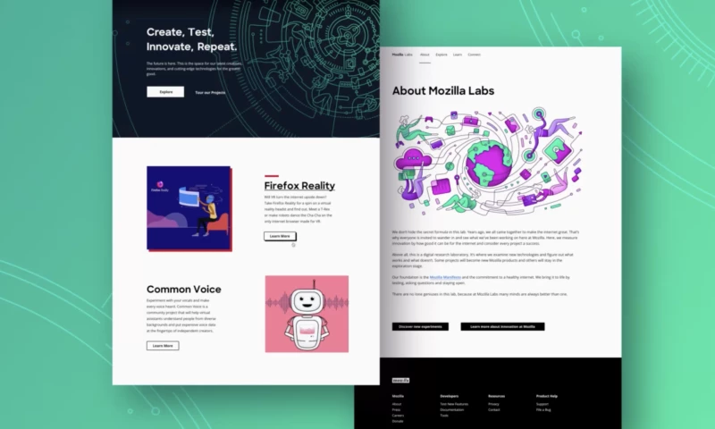 Mozilla Labs - Designing a new home for innovative projects by Mozilla.