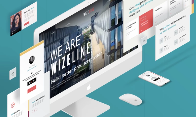 Ramotion - Wizeline - Website for a company that provides innovative software solutions with distributed teams.
