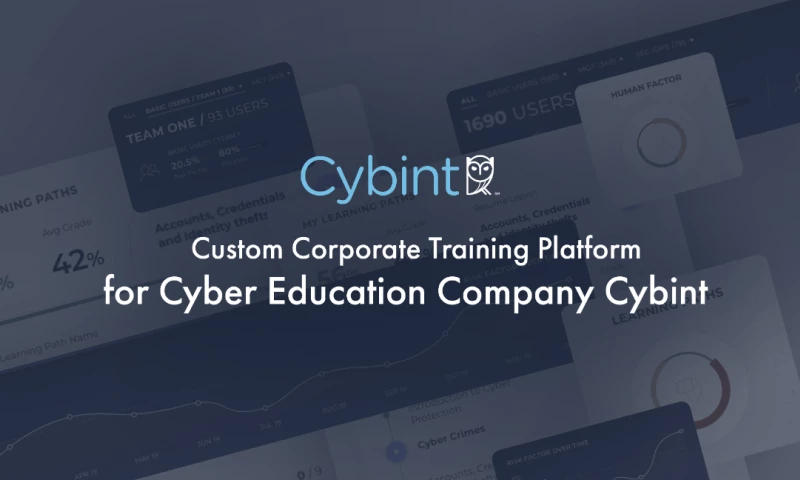 Raccoon Gang - Custom Corporate Training Platform for Cybint