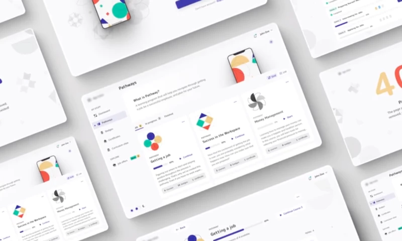 Neoteric - eLearning Pathways Light Theme UI
