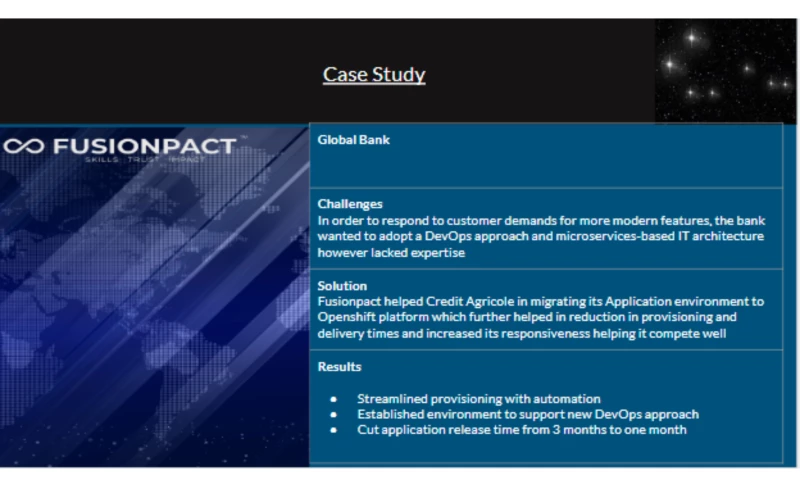 Fusionpact Technologies - Migrating Application Environment