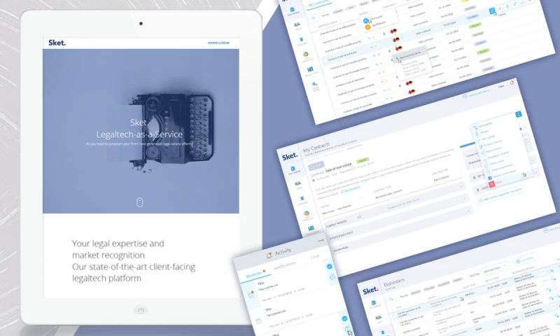 Snotor - Sket is a Legaltech SaaS Web platform for lawyers