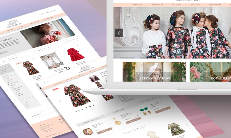 Aristocrat Kids: ERP system and online store