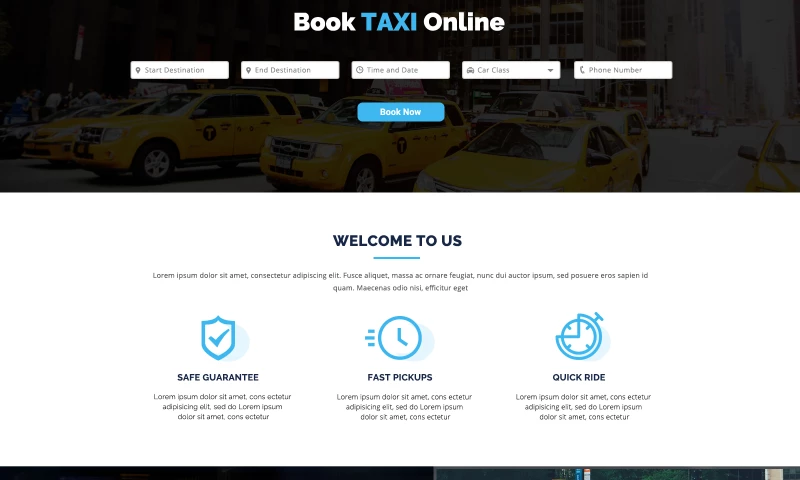 iSQUARE Business Solution Pvt. Ltd. - Taxi Booking Website
