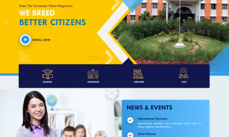 iSQUARE Business Solution Pvt. Ltd. - College Website