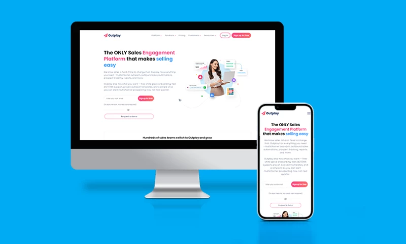 New CMS Website design & development by Skyram for Outplay