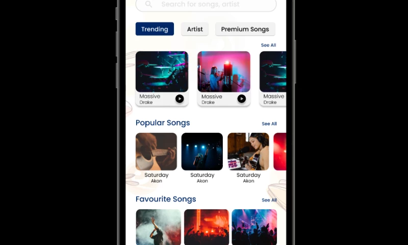 TechQuadra - Music Streaming App