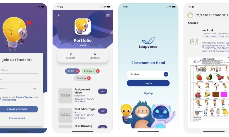 Leapverse mobile app
