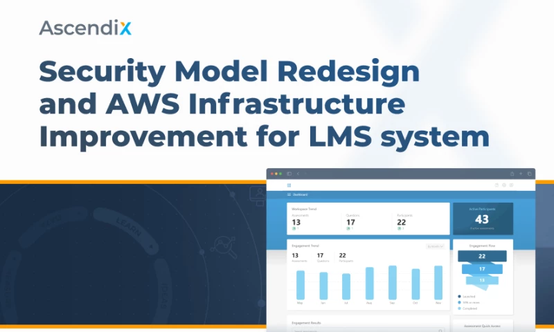 Security model redesign and AWS infrastructure improvement for LMS system