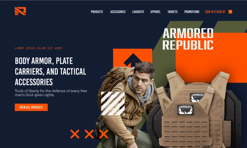 Armored Republic Branding & Website Design
