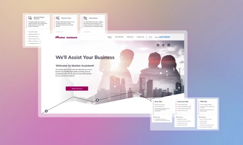 Uapp Group - Marketing Agency Landing Page