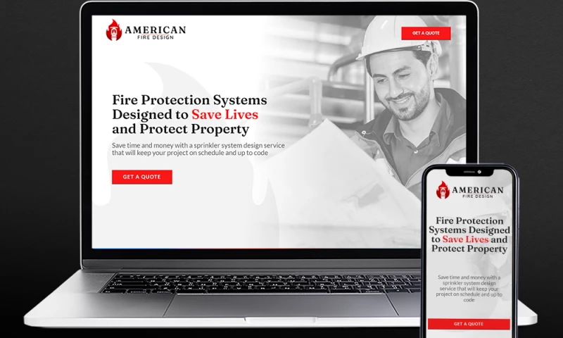 PixelDrip - Fire Protection System Designer Website & Logo