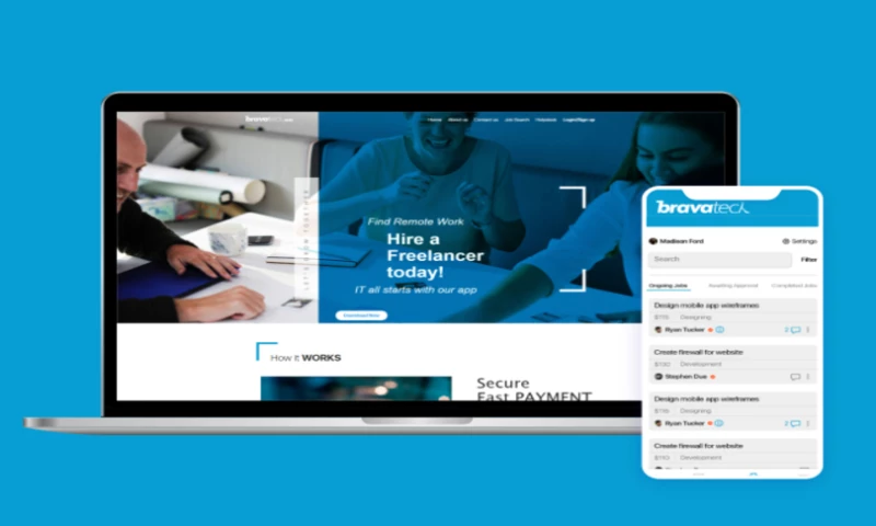 HireFullStackDeveloperIndia - Bravatech